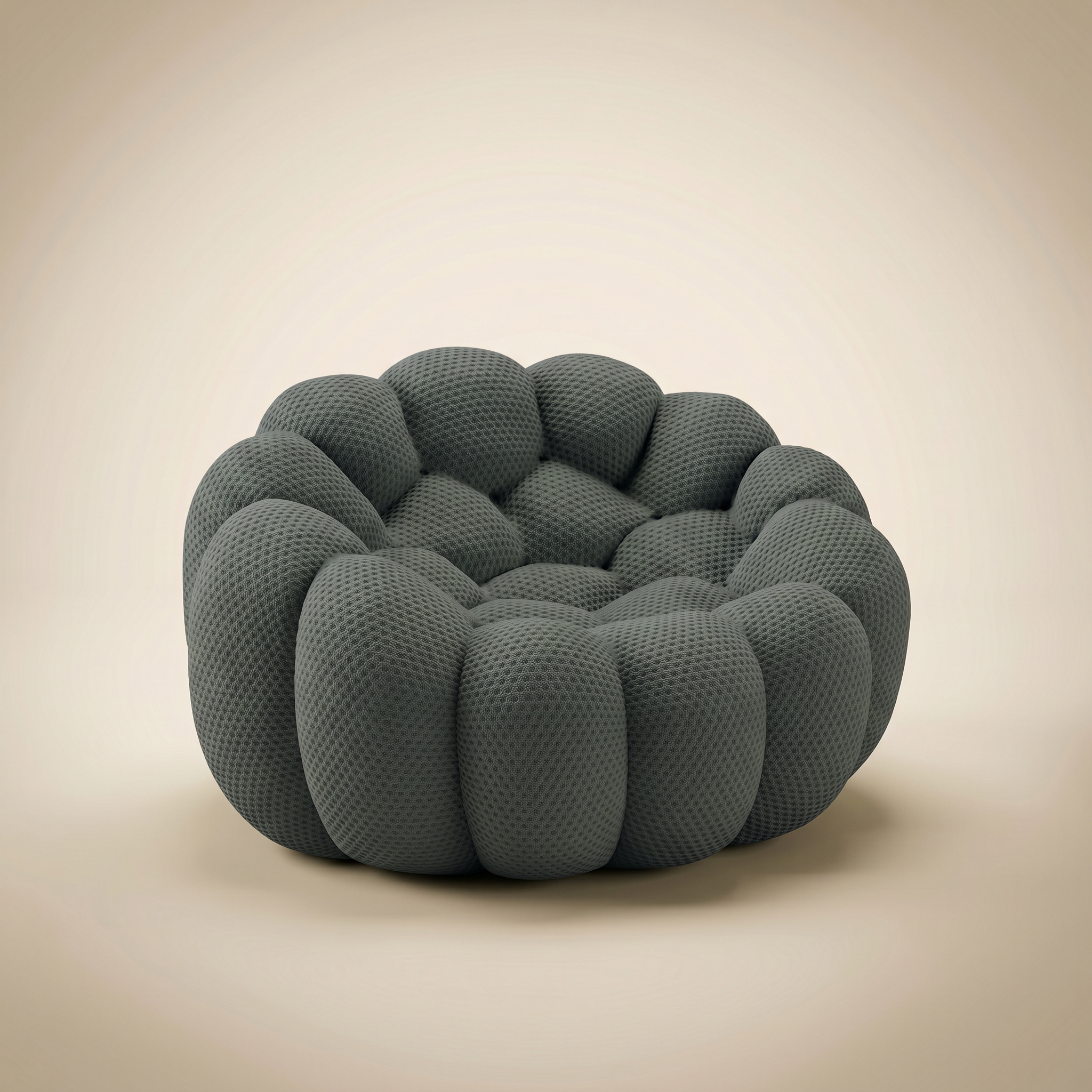 Fauteuil Bulle Design Capitonné Iconique