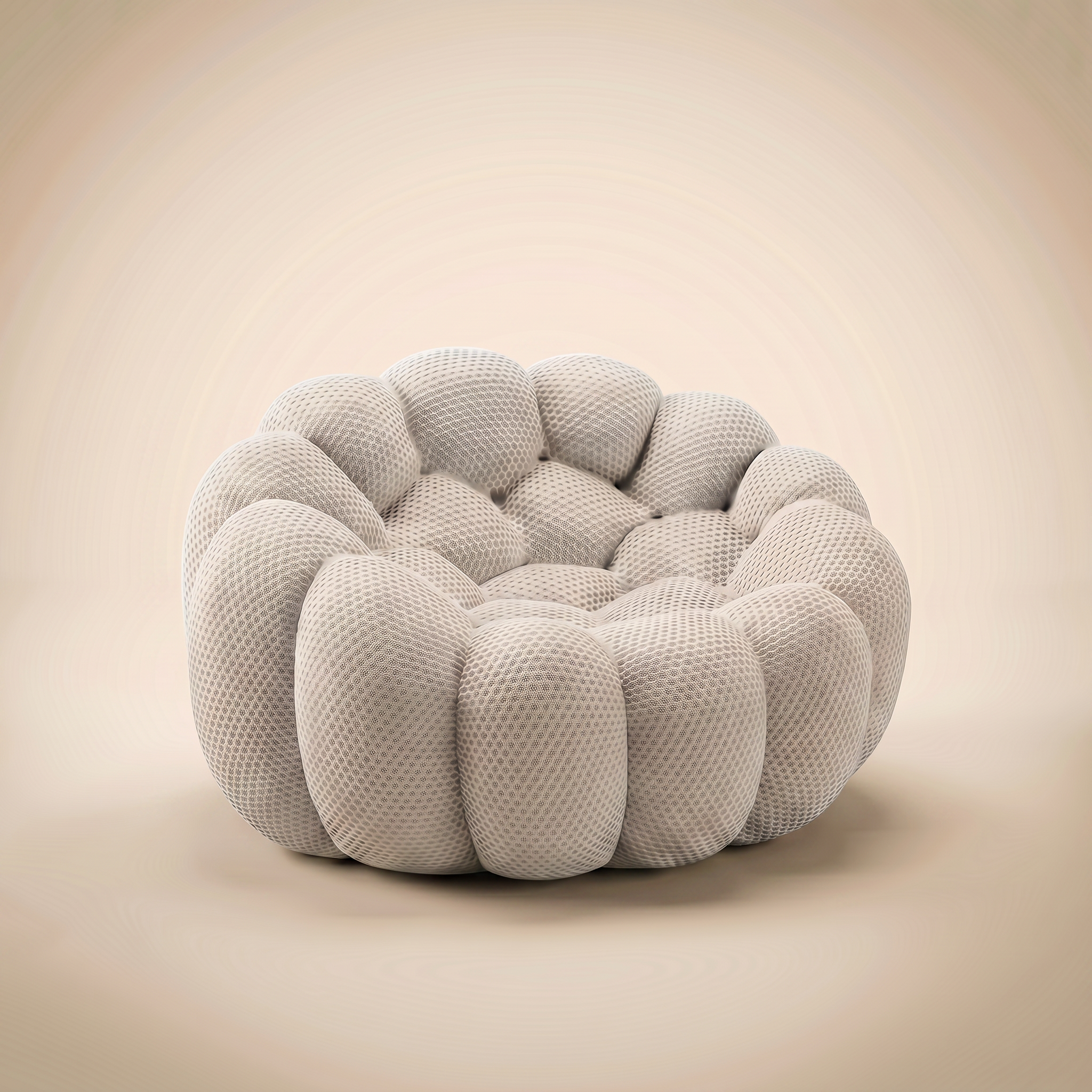 Fauteuil Bulle Design Capitonné Iconique